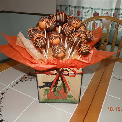 Fall Cake Pop Bouquet