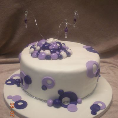 Purple Retro Circles