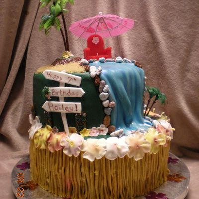 Luau Cake