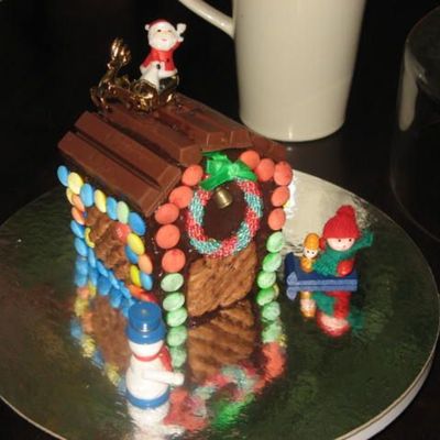 Xmas Cabin Log House