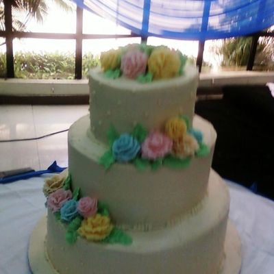 Buttercream Wedding Cake