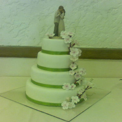 Cherry Blossom Wedding Cake
