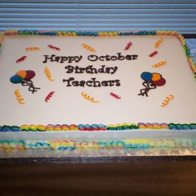 Full Size Sheet Cake