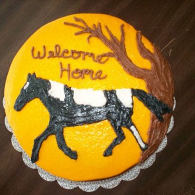 Just Buttercream And Chocolate Cake