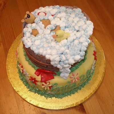 Winnie Taking A Bath