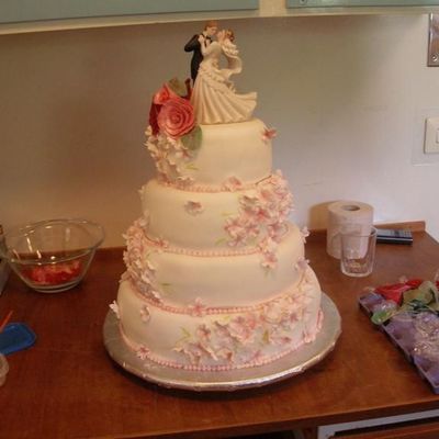 Super Fast Cake With Small Flowers