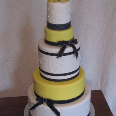 Black And Yellow Wedding