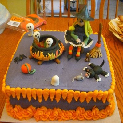 M's Halloween/birthday Cake