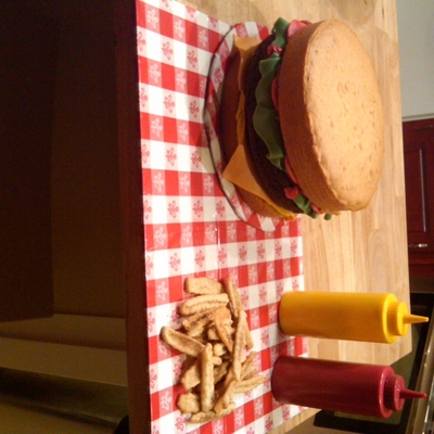 Hamburger And Fries