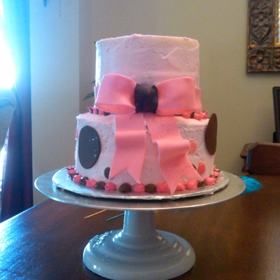 Pink And Brown Dots