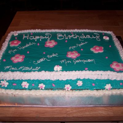 School Birthday Cake