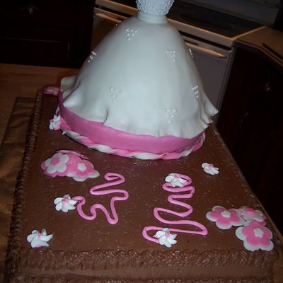 Wedding Dress Cake