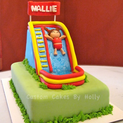 Inflatable Water Slide Cake