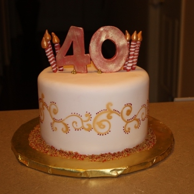 40Th Birthday Cake