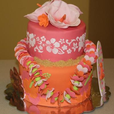 Luau Cake