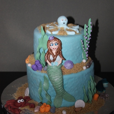 Mermaid Birthday Cake
