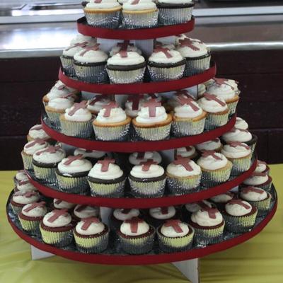 Cross Cupcake Tower