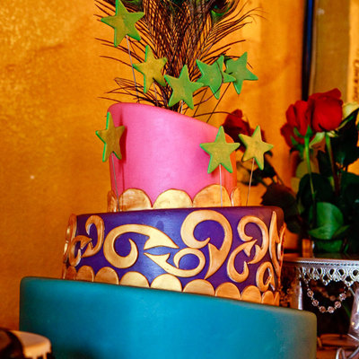 Peacock Wedding Cake