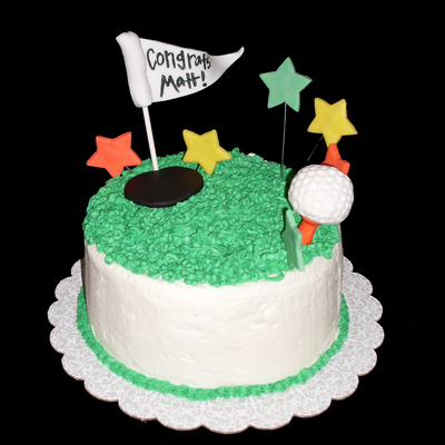 Golf Graduation Cake