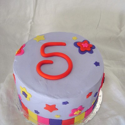 Ingrid's 5Th Birthday Cake