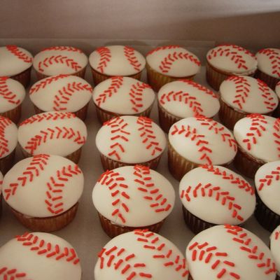 Baseball Cupcakes