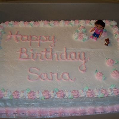 Young Girl's Birthday Cake
