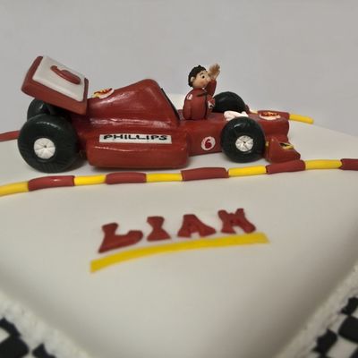 Formula 1 Ferrari Cake