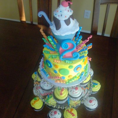 Ice Cream Sundae Cake