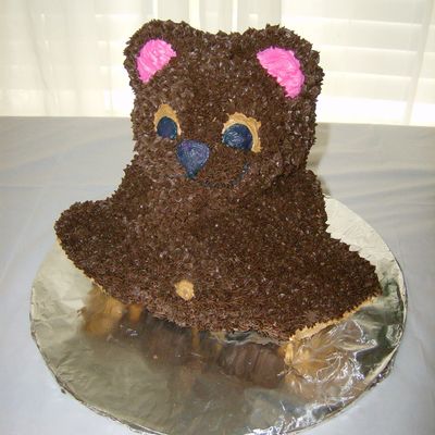 3-D Bear Cake