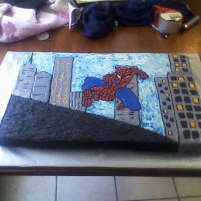 Spiderman Cake