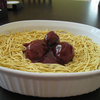 Spaghetti And Meat Balls