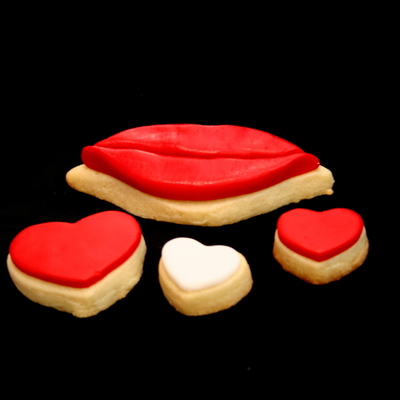 Kissing Lips Cookie