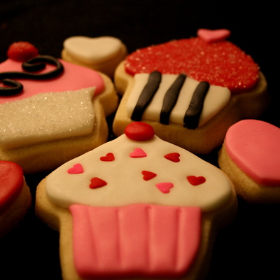 Alentine Cupcake Cookies