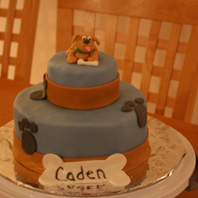 Puppy Birthday Cake