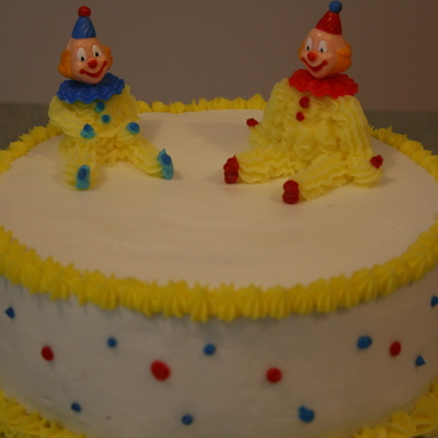 Clown Birthday Cake