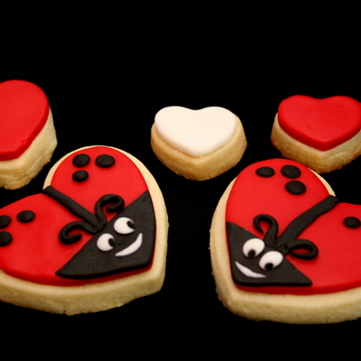 Valentines Day Love Bug Cookies