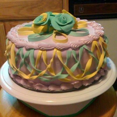 Yellow Green Fondant