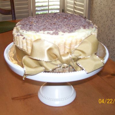 White & Dark Chocolate Cake