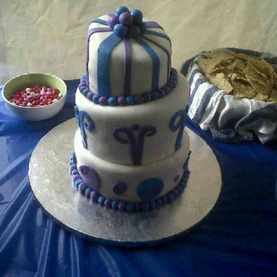 Topsy-Turvy Wedding Cake