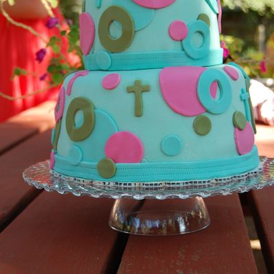 Baby Dedication Cake