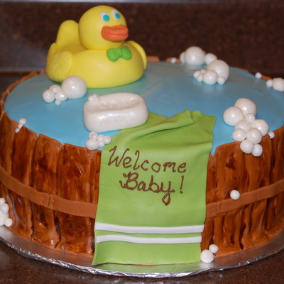 Rubber Duck Cake
