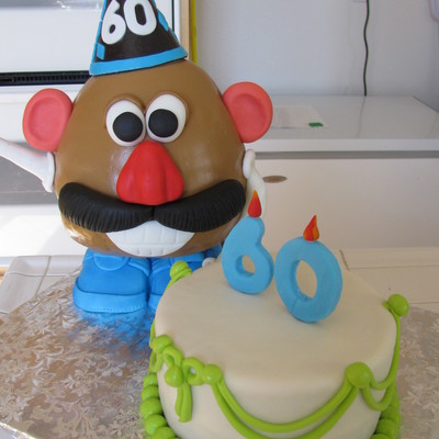 60Th Potato Head Birthday Cake
