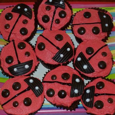 Ladybird Cupcakes