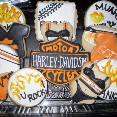 Harley Davidson Thank You Cookies
