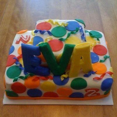 2 Years Old's Birthday Cake