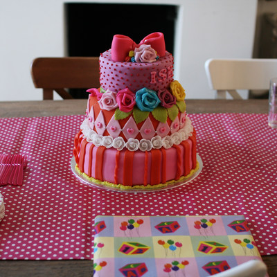 Happy Colored Cake!!