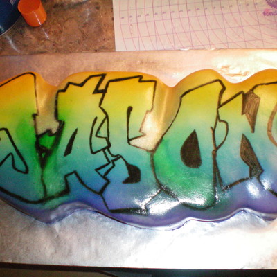 Grafitti Cake