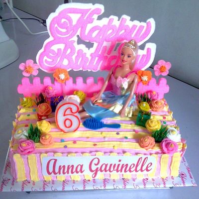 Barbie Birthday Cake
