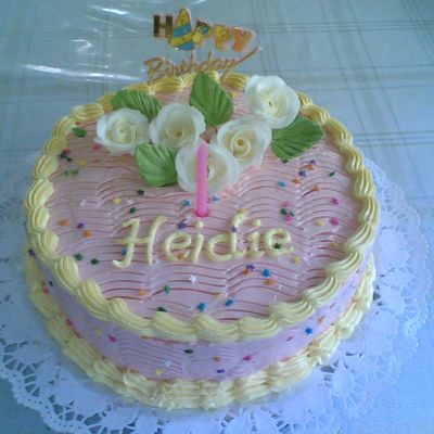 Pandan Birthday Cake