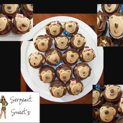 Monkey Cupcakes With Flare